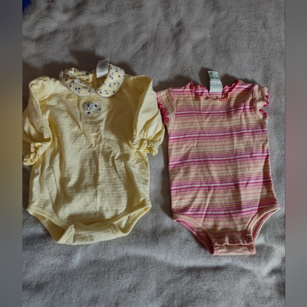 Bundle Of (2) Baby Clothing Items/Various Colors & Designs/Size 6-9 Months Girl